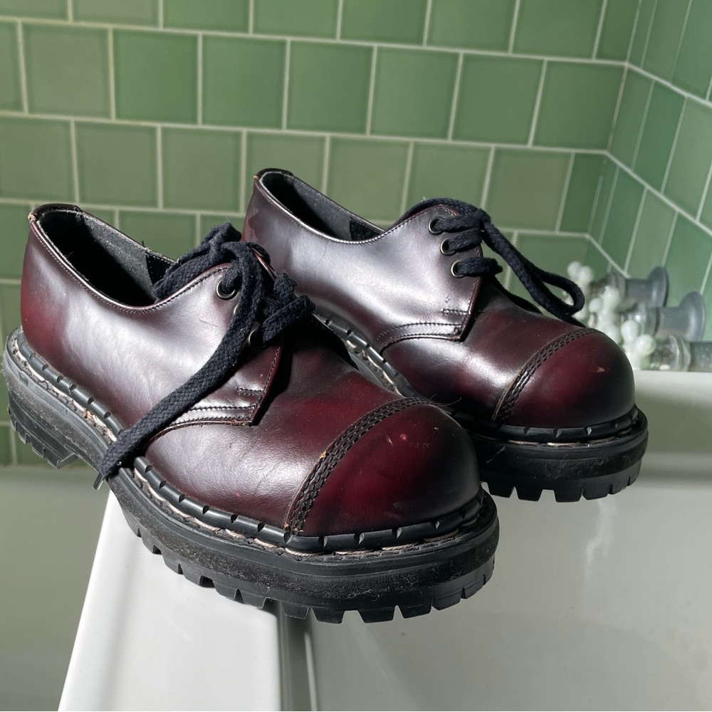 RARE: Original 90’s Gripfast Steel Toe Shoes